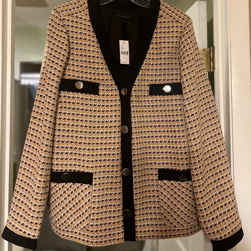 Lane Bryant Tweed Blazer